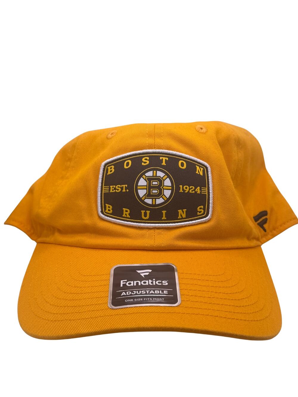 Fanatics Boston Bruins Adjustable Hat Gold One Size NHL New